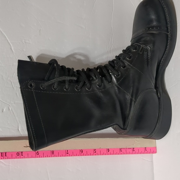 Vintage Corcoran Men Boots Size 7  Leather Military Combat Cap Toe Jump 1515 - Picture 11 of 12